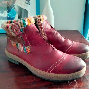 Rieker Felicitas 84 Ankle Booty Red